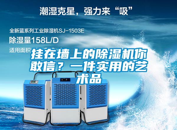 掛在墻上的除濕機(jī)你敢信？一件實用的藝術(shù)品