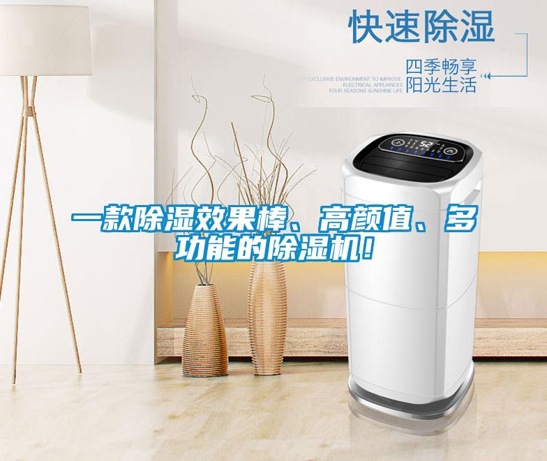 一款除濕效果棒、高顏值、多功能的除濕機！