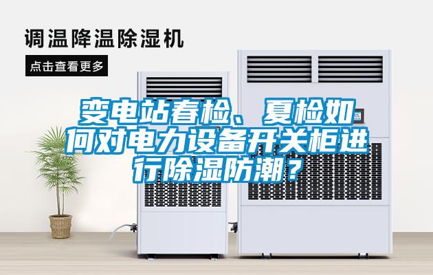 變電站春檢、夏檢如何對電力設備開關柜進行除濕防潮？