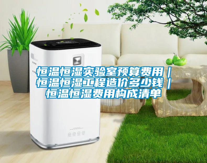 恒溫恒濕實(shí)驗(yàn)室預(yù)算費(fèi)用|恒溫恒濕工程造價(jià)多少錢|恒溫恒濕費(fèi)用構(gòu)成清單