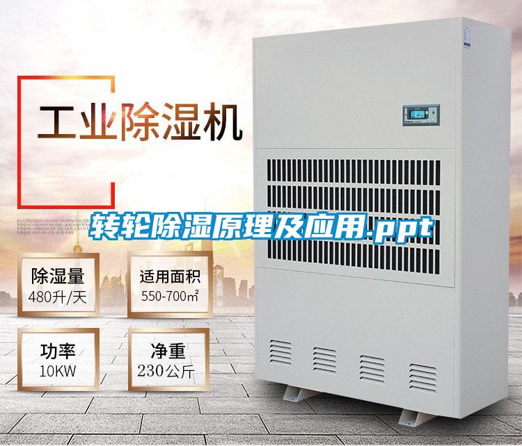 轉輪除濕原理及應用.ppt