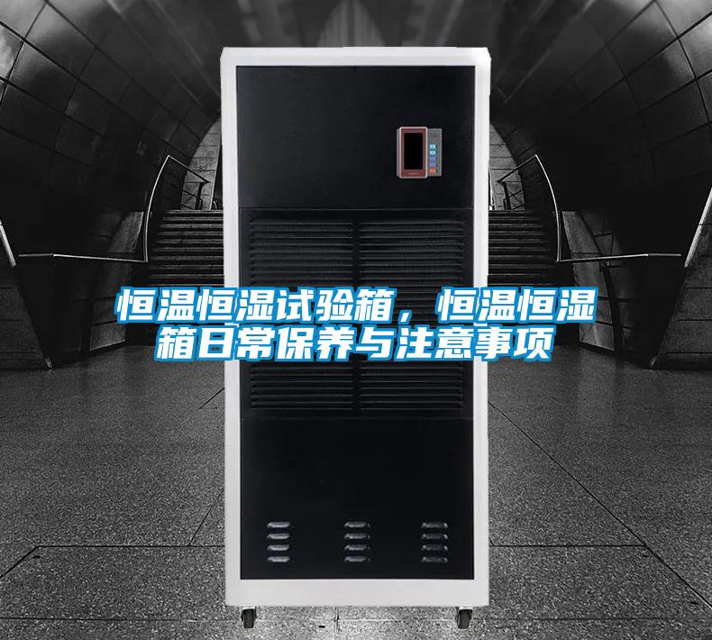 恒溫恒濕試驗箱，恒溫恒濕箱日常保養(yǎng)與注意事項