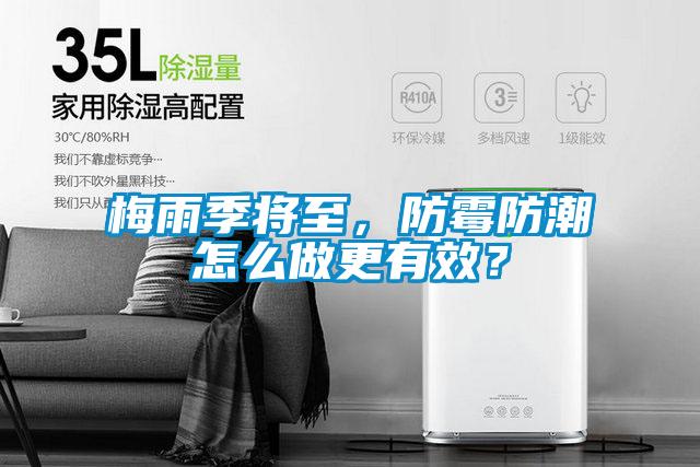 梅雨季將至,防霉防潮怎么做更有效?