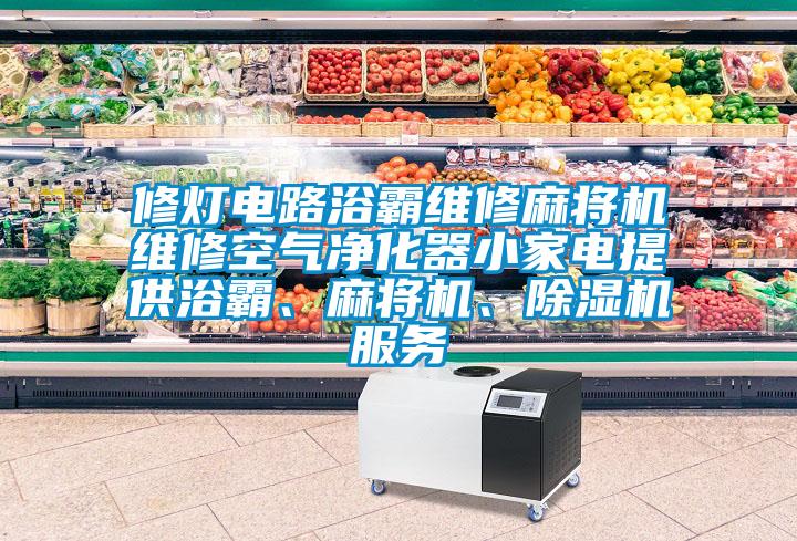 修燈電路浴霸維修麻將機維修空氣凈化器小家電提供浴霸、麻將機、除濕機服務