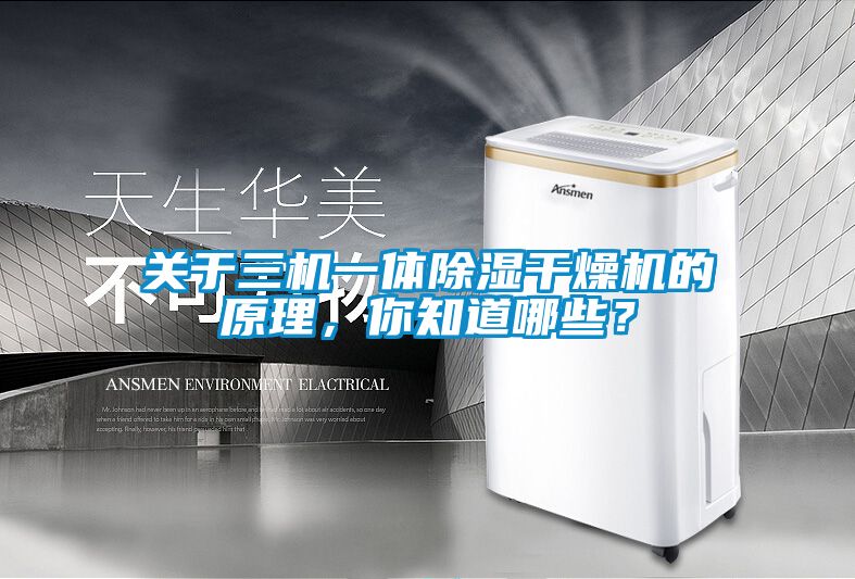 關于三機一體除濕干燥機的原理,你知道哪些?