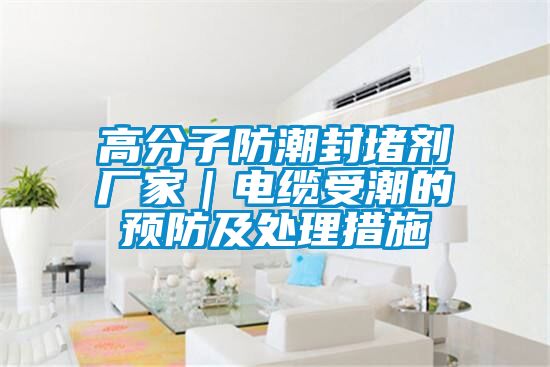 高分子防潮封堵劑廠(chǎng)家|電纜受潮的預(yù)防及處理措施